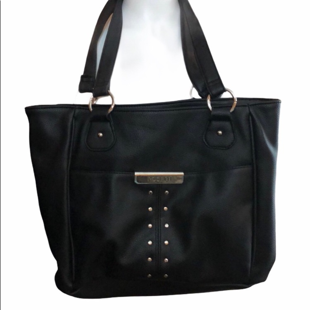 Rosetti Black Purse Shoulder Bag Tote